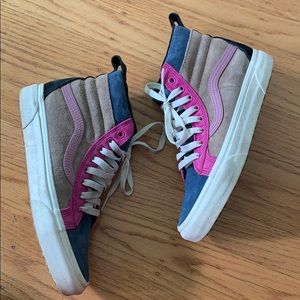 High top colorful Vans